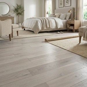 PARQUET PREFINITI - Rovere 1 Strip - Light White - Verniciato Bianco - Spazzolato-7